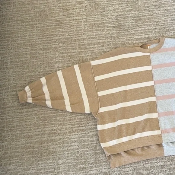 Free People Uptown Stripe Pullover - Picture 6 of 7